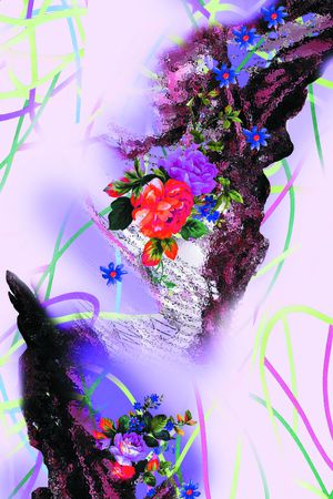 花朵印花华亿平台图片