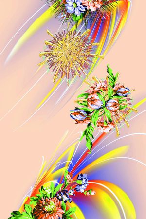 花朵印花华亿平台图片