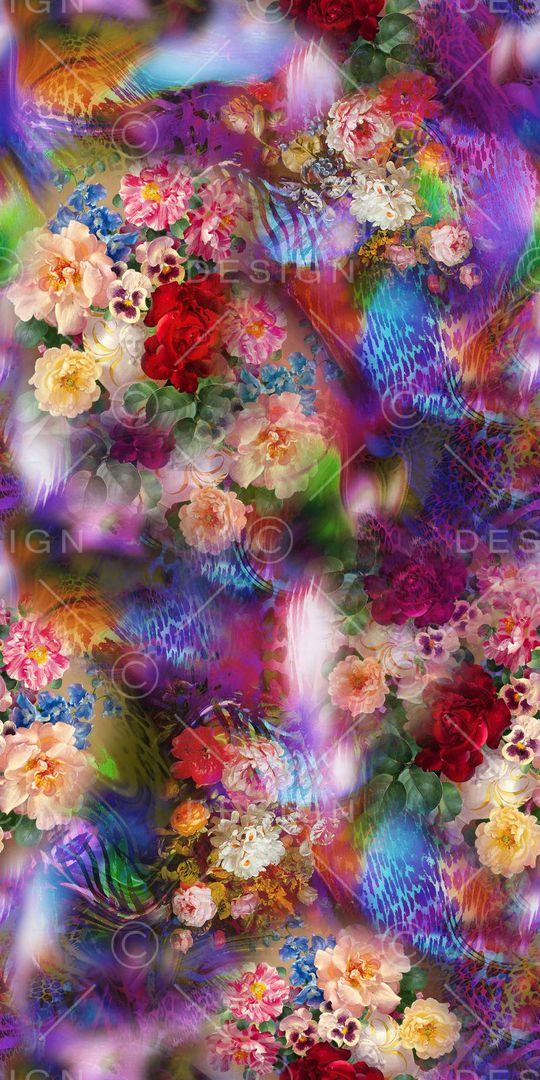 油画花卉印花华亿平台图片