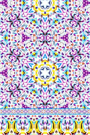 E-花卉几何/Flowers印花华亿平台图片