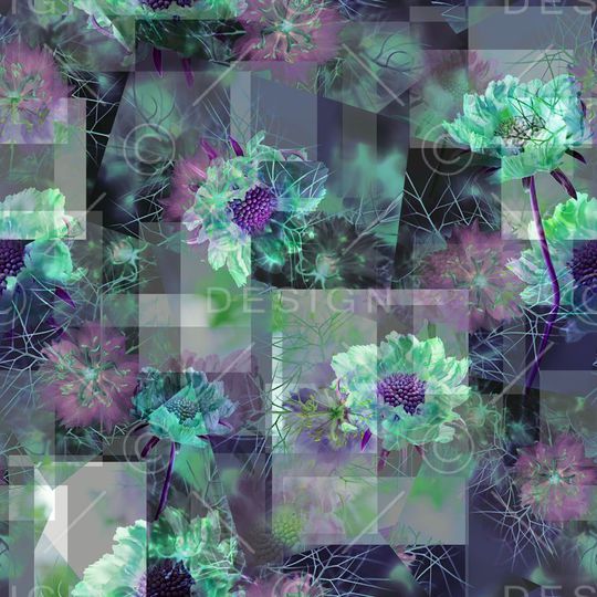 格子印花华亿平台图片