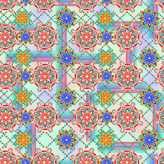 插画风印花华亿平台图片