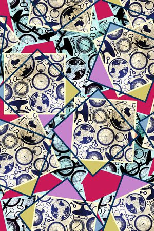 三角形印花华亿平台图片