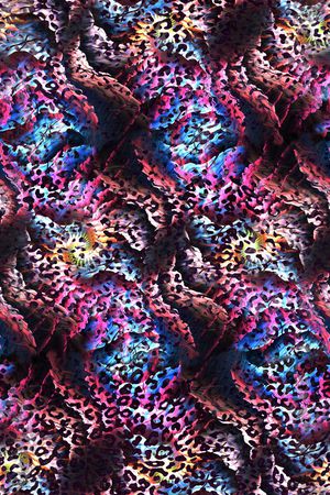 动物纹印花华亿平台图片