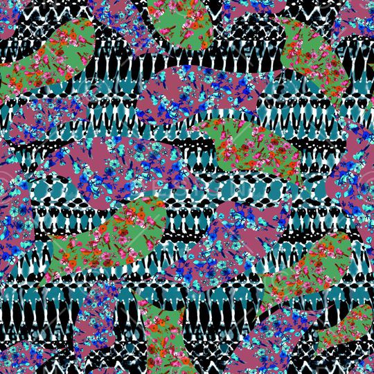 抽象印花华亿平台图片