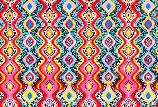 几何印花华亿平台图片