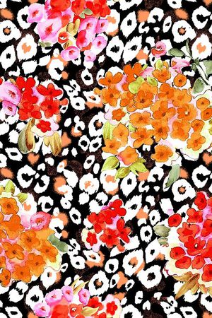 手绘印花华亿平台图片