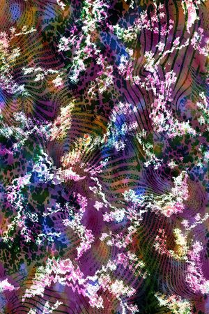 抽象印花华亿平台图片