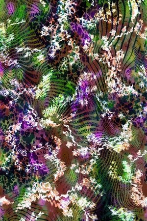 抽象印花华亿平台图片