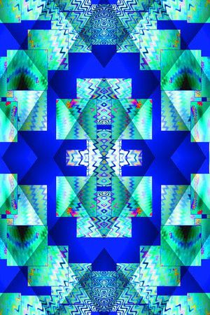 几何印花华亿平台图片