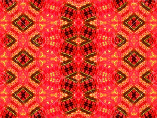 红色印花华亿平台图片