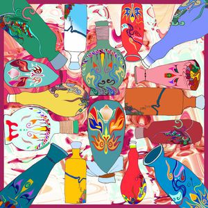 酒瓶印花华亿平台图片