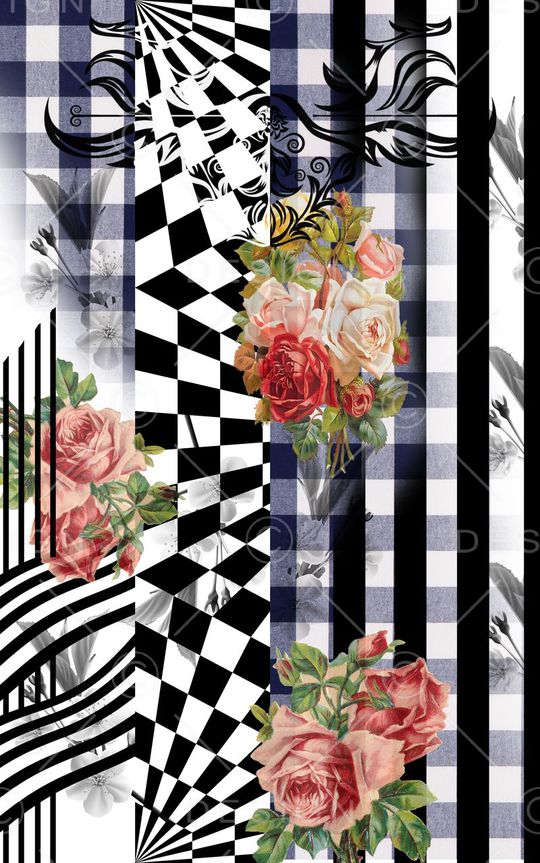 几何印花华亿平台图片