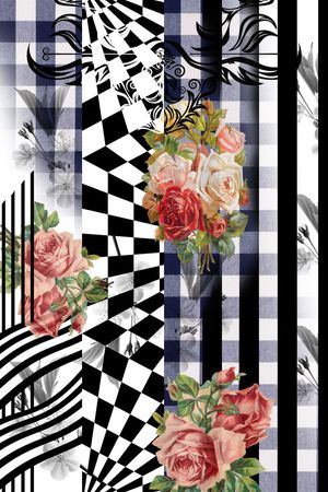 几何印花华亿平台图片