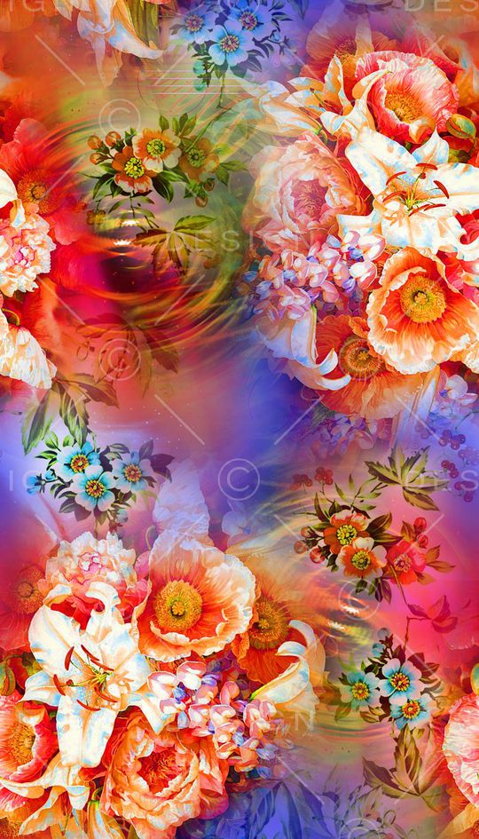 花朵印花华亿平台图片