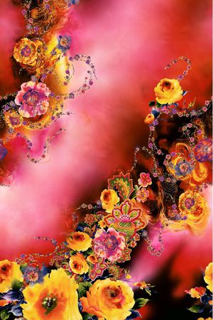 定位花印花华亿平台图片