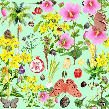 蝴蝶印花华亿平台图片