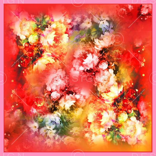 方巾印花华亿平台图片