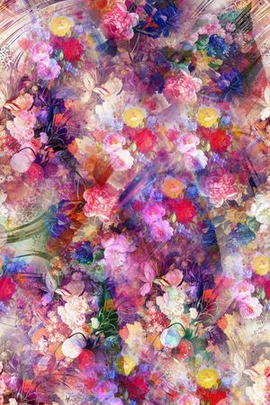 晕染印花华亿平台图片