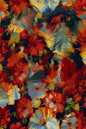 枫叶印花华亿平台图片