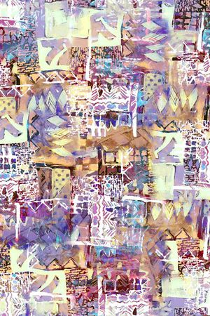 水彩肌理印花华亿平台图片