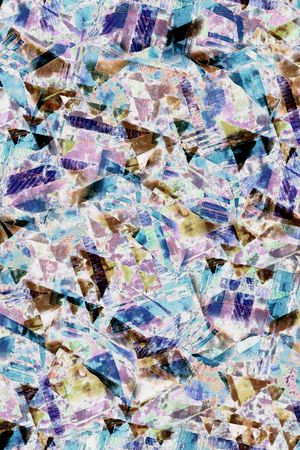 抽象 纹理 水墨 蓝色 几何 纹路 服装印花华亿平台图片