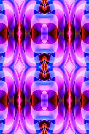 镜像 对称 抽象 迷幻印花华亿平台图片