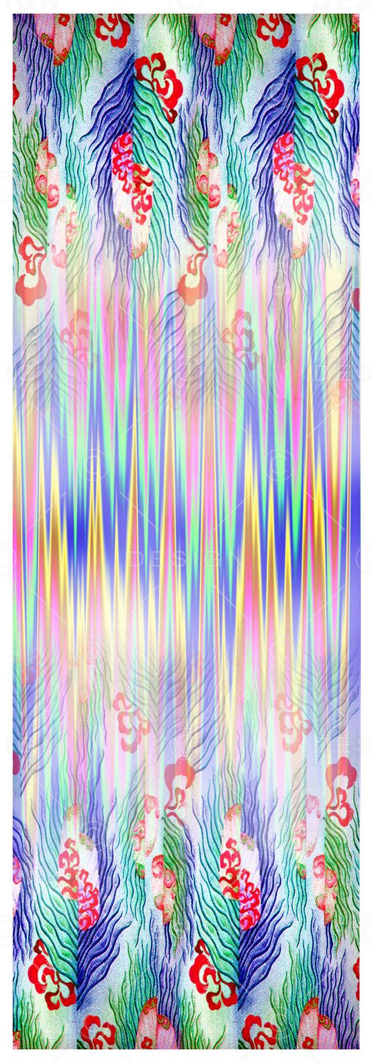 中国风印花华亿平台图片