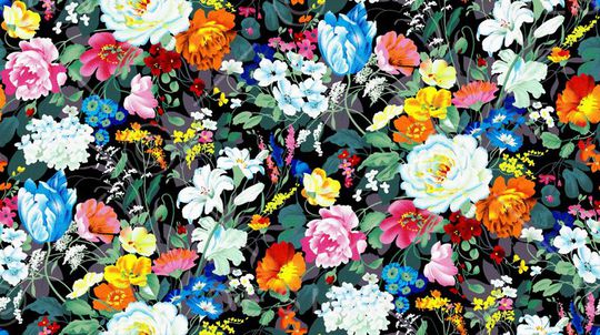 黑底印花华亿平台图片