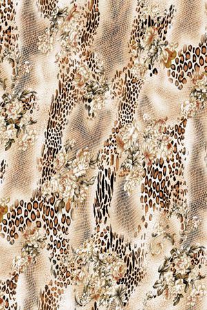 豹纹印花华亿平台图片