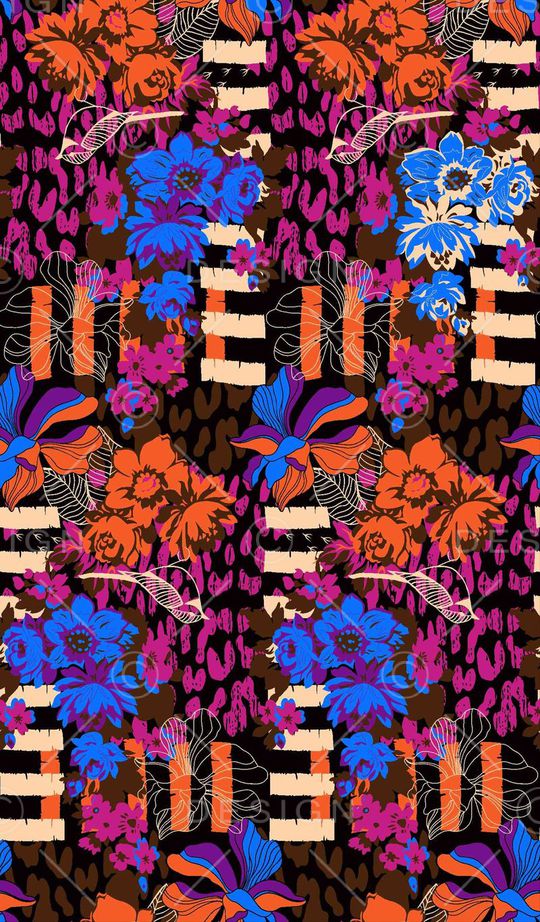 豹纹印花华亿平台图片