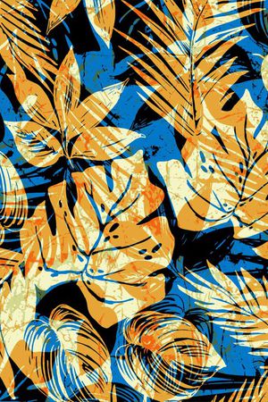 传统图案印花华亿平台图片