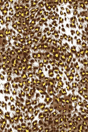 动物纹印花华亿平台图片