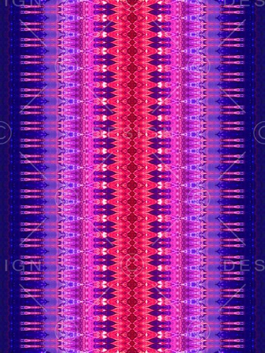 镜像 对称 抽象 几何印花华亿平台图片