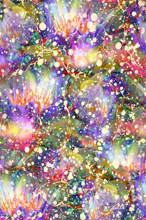 泼墨印花华亿平台图片