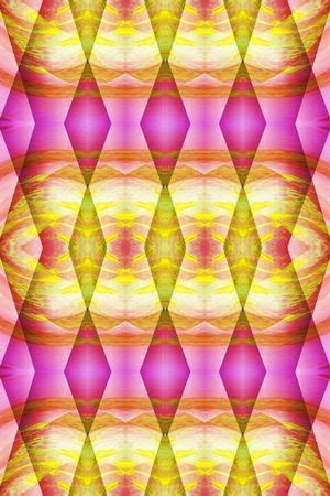 镜像 对称 抽象 几何 菱形印花华亿平台图片