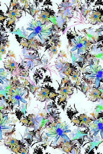 236420-水彩水墨效果花卉花朵