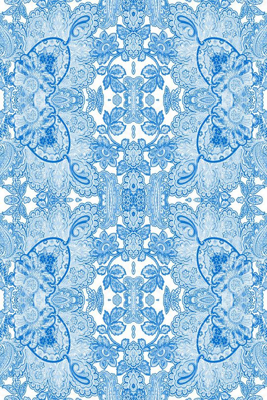 青花瓷印花华亿平台图片