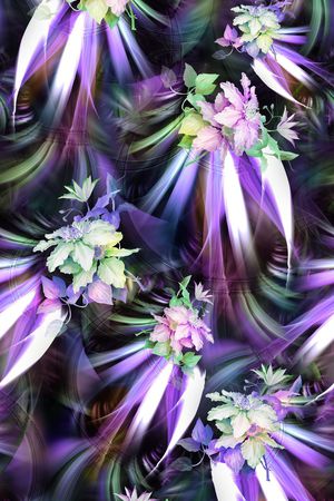 紫色印花华亿平台图片