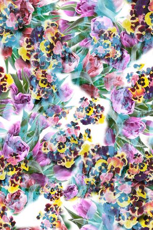 水彩印花华亿平台图片