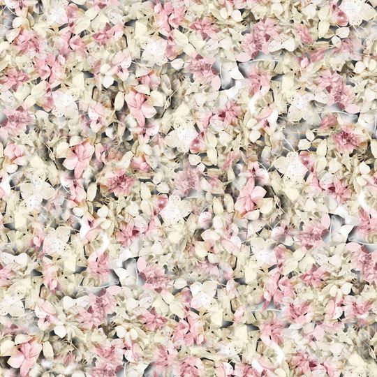 清新 朦胧 花卉 花朵 树叶 粉色 粉嫩印花华亿平台图片