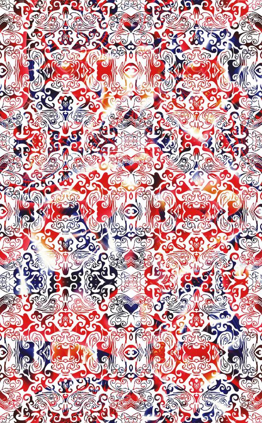 中国风印花华亿平台图片