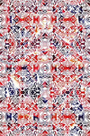 中国风印花华亿平台图片