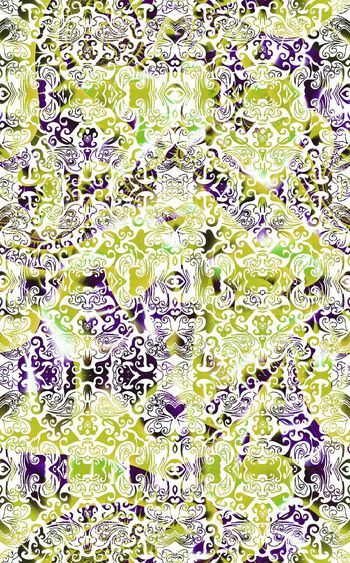 241043-中国传统水彩抽象纹样华亿平台印花