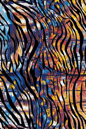 抽象印花华亿平台图片