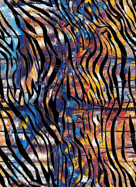 抽象印花华亿平台图片