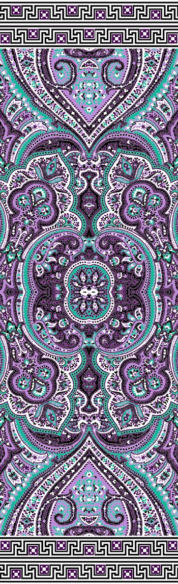 241330-欧式佩斯利花纹涡旋纹腰果花传统印花