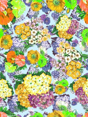 241999-水彩花卉花朵组合