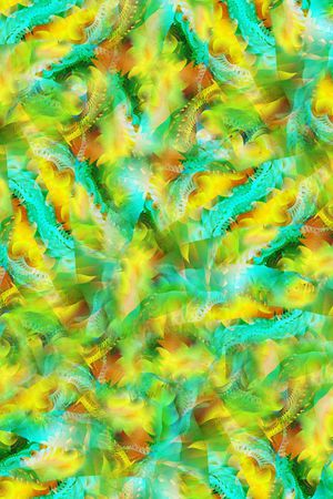 抽象 光线 炫光 彩色 线条 鱼形印花华亿平台图片