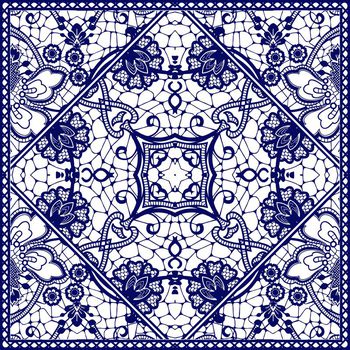 242431-蕾丝布图形印花华亿平台方巾